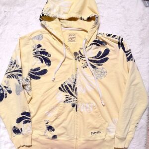 Three hearts floral hoodie